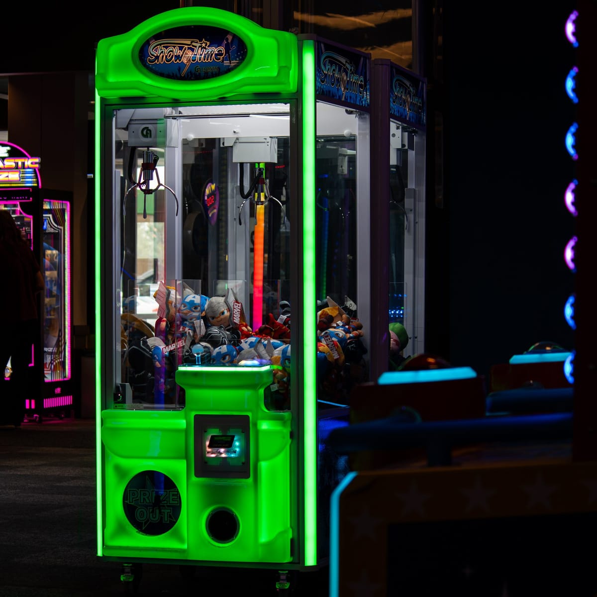 Arcade games at Volt Raceway